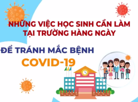 Những việc học sinh cần làm tại trường hàng ngày